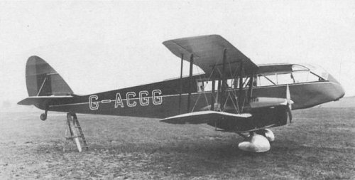 The Prince of Wales' de Havilland dH.84 Dragon was used to fly into Denham to allow the Prince to play Denham Golf Course.