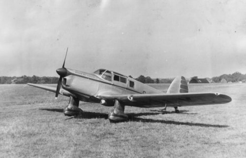 A Percival Vega Gull of Denham Air Services Ltd at Denham in 1948.
