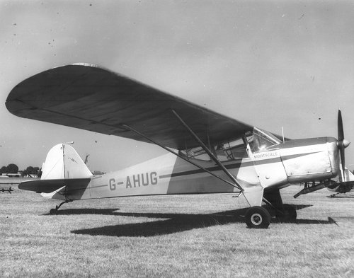 G-AHUG, the second Taylorcraft Plus Model D purchased by Nightscale Aircraft Services.