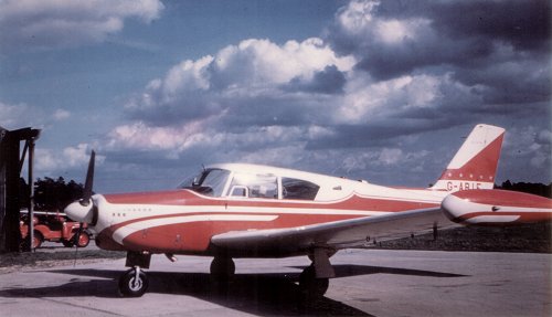 Interestingly, this fabric covered Auster Aiglet Trainer and all metal Piper PA-23 Comanche were built only a year apart, 1959 and 1960 respectively.