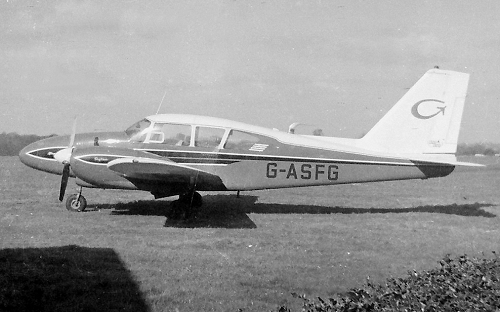 Piper PA-23 Aztec 250B, G-ASFG, was leased for six months from December 1963 by Gregory Air Taxis form the owners, CCF Aviation.