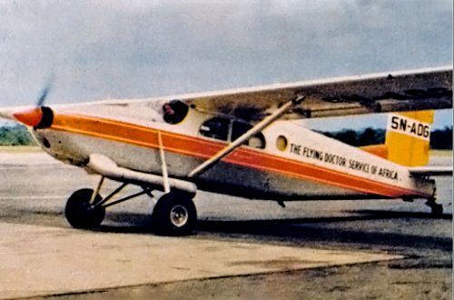 Pilatus PC-6/350 HB-FAG became 5N-ADG with the Flying Doctor Service of Africa.