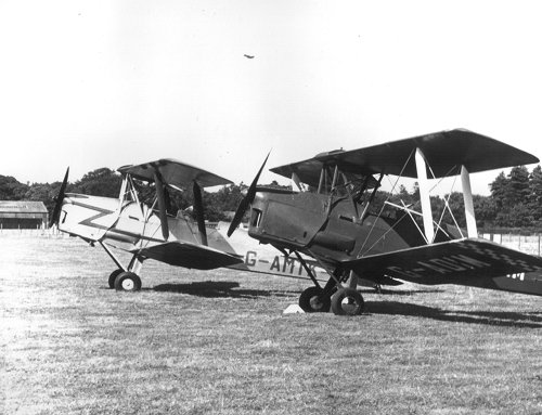 Gregory purchased de Havilland dH.82a Tiger Moth G-AMTK in February, before the deal for the school was even finalised.