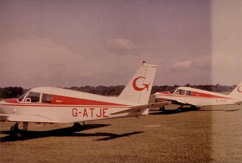 Piper Cherokee 180 G-ATJE was one of two such aircraft that expanded the Gregory School of Flying in 1966.