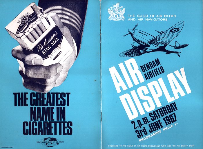 The programme for the 1967 GAPAN Air Display.