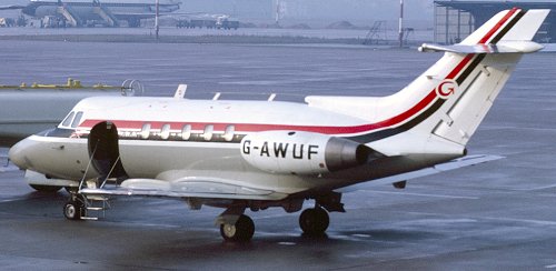 This was followed by G-AWUF, a Series 1B aircraft, acquired in November.