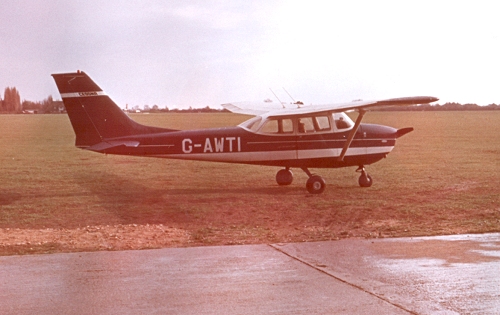 Reims Cessna F172H G-AWTI had been bought by Air Gregory in November 1968 and was one of their first Cessna aircraft. In May 1970, ownership was transferred to the Bristol Street Group as the fleet was slowly brought under the new owners control.