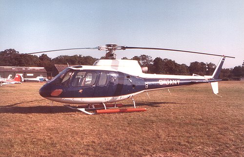 Peter Cadbury of the famous family owned this Aerospatiale AS350B Single Squirrel and flew into Denham a number of times between 1979 and 1981 before he sold the aircraft.